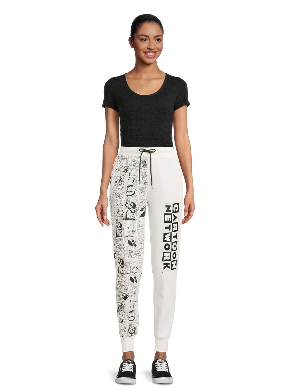 Vintage y2k Cartoon Network Sweatpants | Black/White Size XL